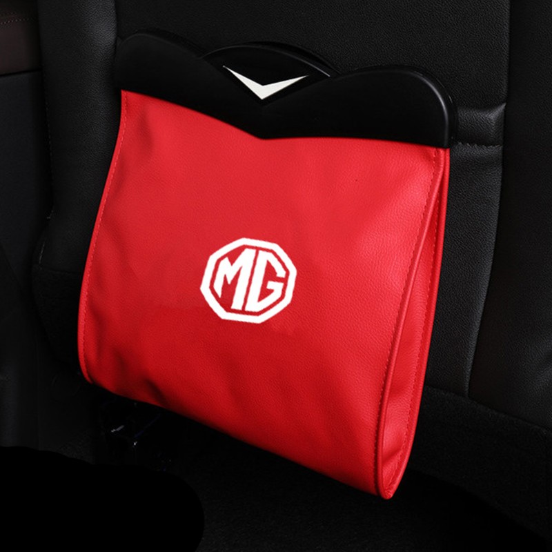 Túi Đựng Rác Bằng Da Treo Ghế Sau Xe Hơi Tiện Dụng