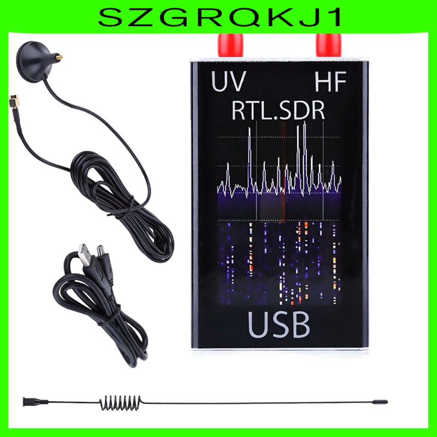 Bộ Thiết Bị Nhận Tín Hiệu Âm Thanh USB 100KHz-1.7GHz HF RTL-SDR R820T + Radio Ham 8232