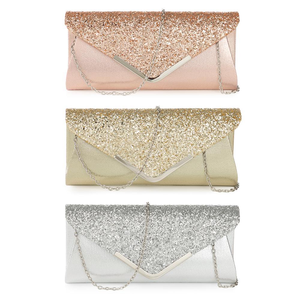 MIHAN1 Ví Cầm Tay Lấp Lánh Thời Trang Dự Tiệc Sang Trọng