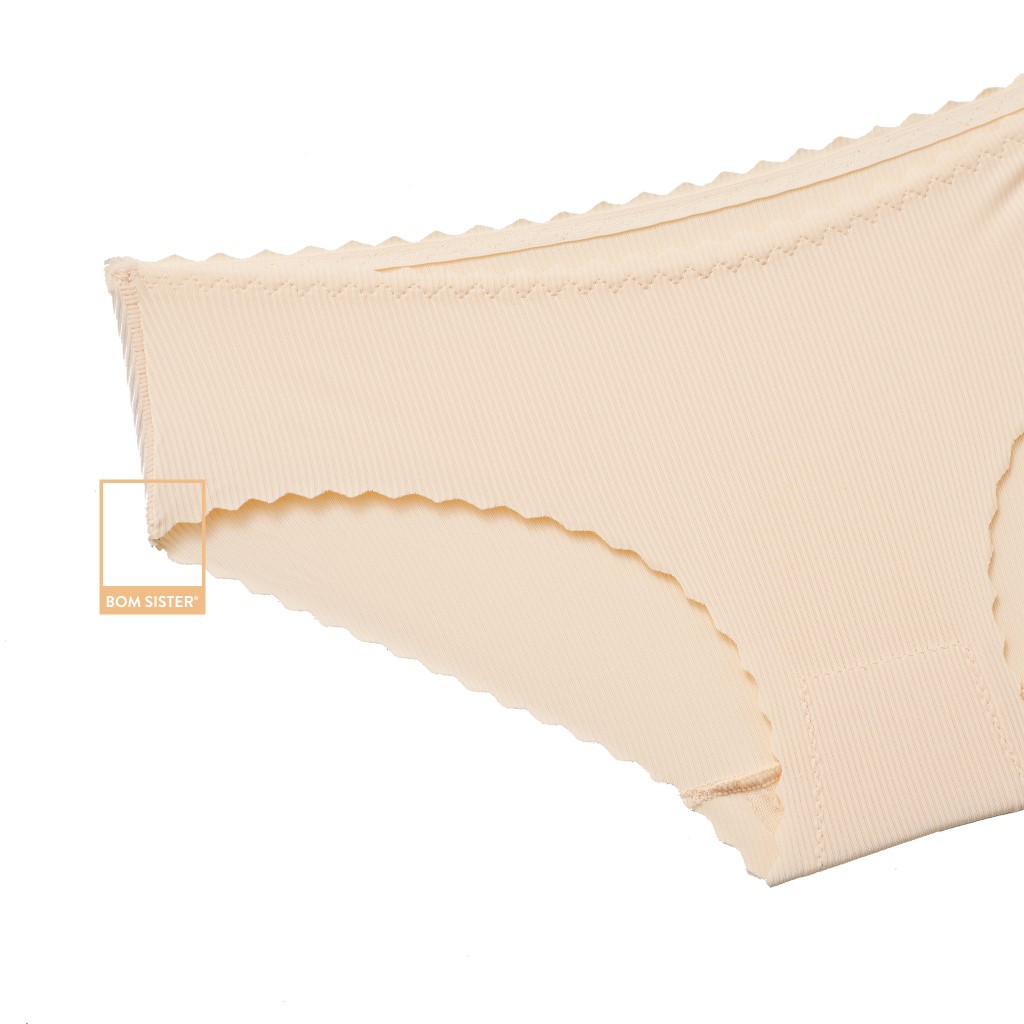 [Mã FAMALLT5 giảm 15% đơn 150k] Quần lót thun gân cắt viền màu trơn hoạ tiết hoa cúc BOM SISTER Q2020 | BigBuy360 - bigbuy360.vn