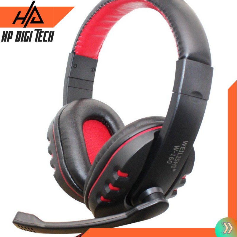 [Mã ELFLASH5 giảm 20K đơn 50K] Tai nghe chụp tai Extra Bass có mic cho game thủ W-160 Hàng chính hãng | BigBuy360 - bigbuy360.vn