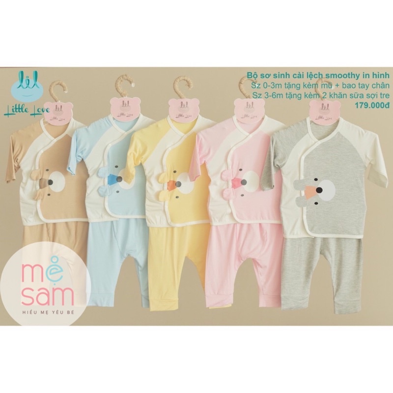 Bộ sơ sinh smoothy littlelove