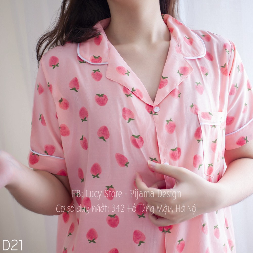 bộ ngủ mặc nhà - đồ ngủ pijama nữ lụa hàn quần áo ngủ cao cấp hàng thiết kế chất vải không nhăn mát lạnh mùa hè | BigBuy360 - bigbuy360.vn