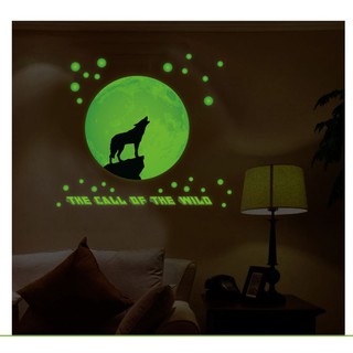 Decal dán tường dạ quang  Tiếng gọi nơi hoang dã - SK3031