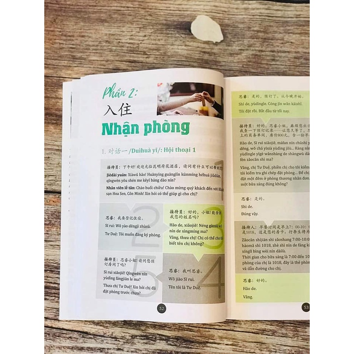 Sách - Hội thoại giao tiếp tiếng Trung ngành du lịch khách sạn + DVD tài liệu