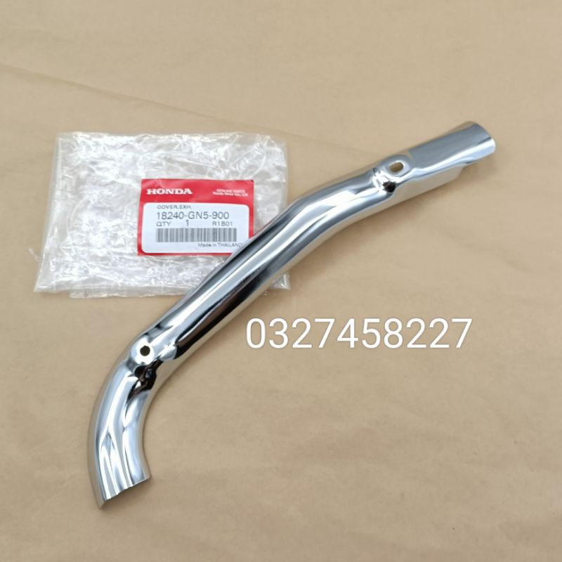 Ốp vĩ che cổ pô ống xã xe DREAM zin chính hãng Thái