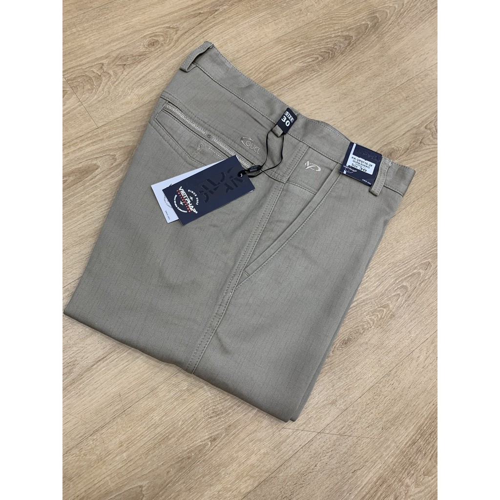Quần kaki nam dài không ly cao cấp 9716