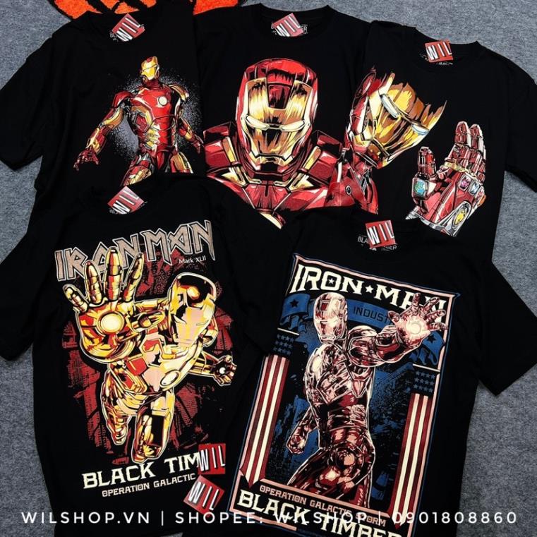 (M, L, XL, XXL) IRON MAN - ÁO MARVEL IN 3D - ÁO THUN UNISEX (IRONMAN) - SIÊU ANH HÙNG ✔️