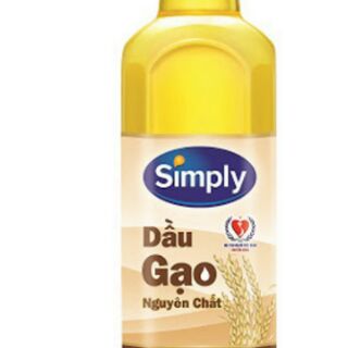 Dầu gạo simply  1L và 2L