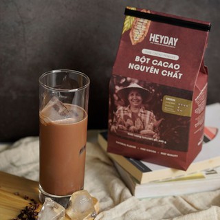 Bột cacao nguyên chất 100% Heyday - Dòng Origin thượng hạng - Túi giấy 250g