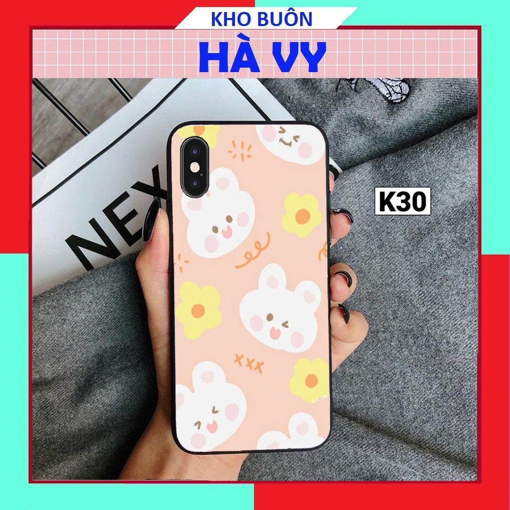 Ốp lưng iphone thỏ cute viền dẻo đen lưng cứng 6/6plus/6s/6splus/7/7plus/8/8plus/x/xr/xs/11/12/pro/max/plus/promax