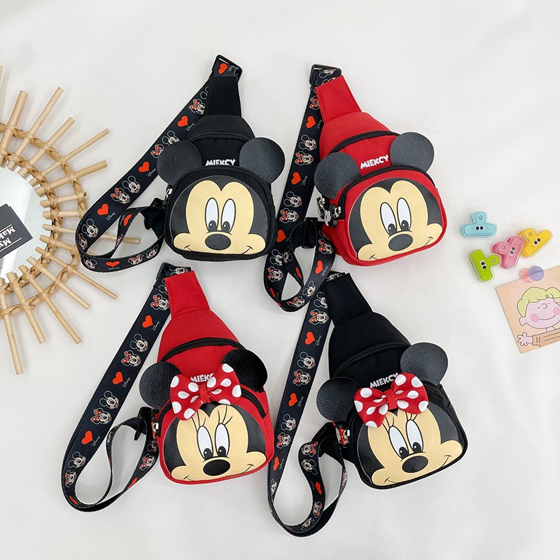 Túi xách đeo chéo dành cho bé, túi MICKEY đeo ngực siêu cute - Hàng Quảng Châu Cao Cấp (T04)