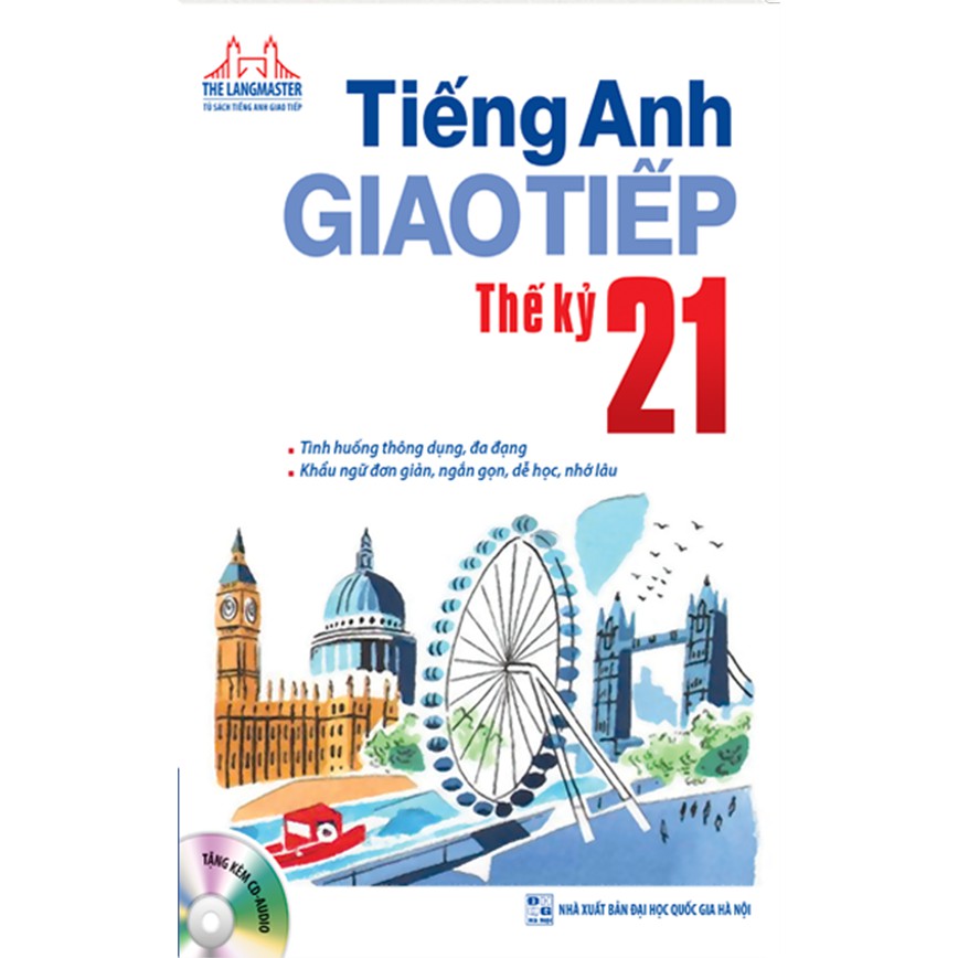 Sách - The Langmaster - Tiếng anh giao tiếp thế kỷ 21 ( kèm CD )