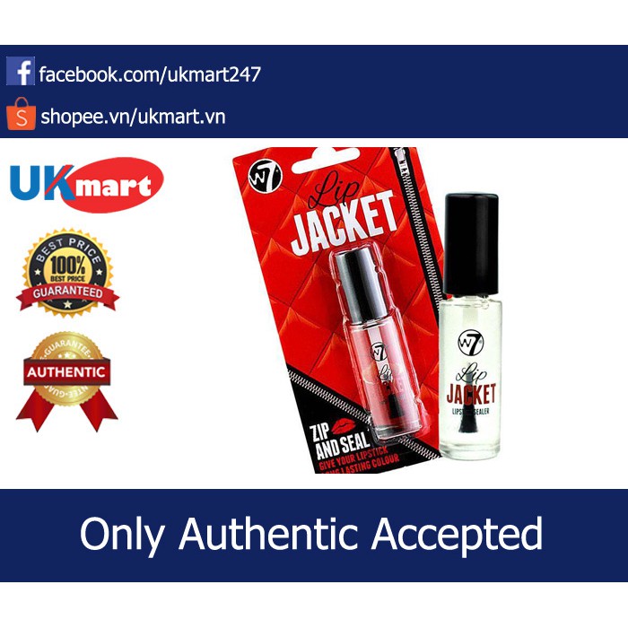 Gel Khóa Màu Son W7 Lip jacket Zip And Seal 5ml | BigBuy360 - bigbuy360.vn