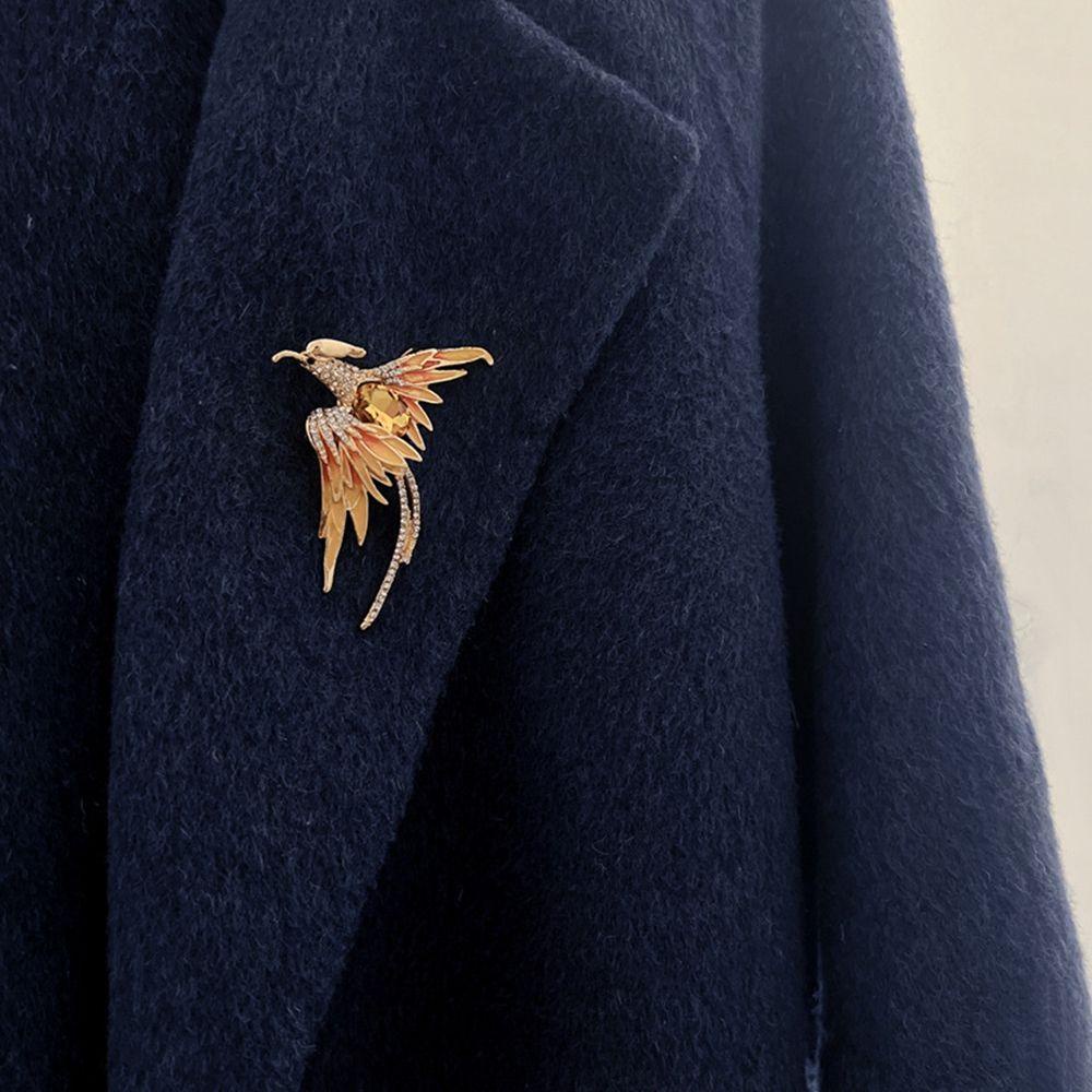 Ghim Cài Áo Hình Chú Chim Phong Cách Vintage Thanh Lịch Dành Cho Nữ|Trâm Cài Áo Phong Cách Trung Hoa