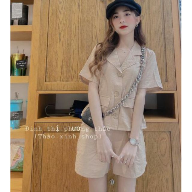 Bộ đũi vest vintage xinhh | BigBuy360 - bigbuy360.vn