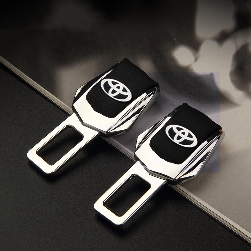 Khóa đai an toàn ô tô Toyota Altis Bộ giảm thanh Camry C-HR RAV4 Yaris Auris Cầu chì Dây nối dài Đầu cắm Khóa thắt lưng da thật