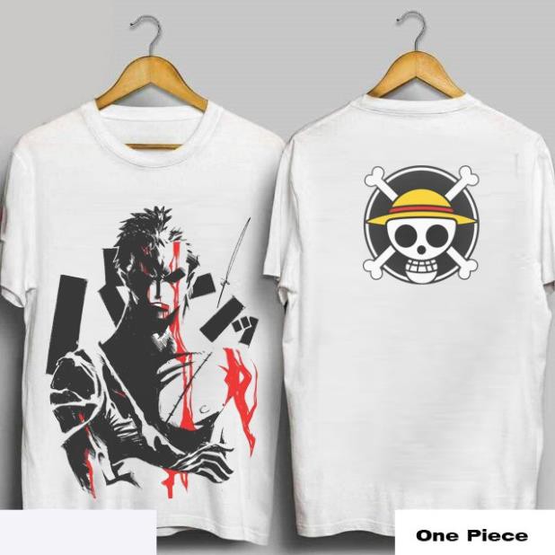 [ HOT ] Áo Thun One piece  ANZO306 | Áo Thun ZoRo | Áo One piece Zoro tay ngắn