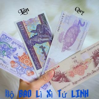 Combo 9 bao lì xì mẫu đô