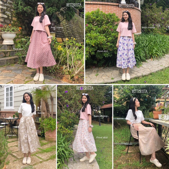 Chân váy voan 6 mảnh Betterista
