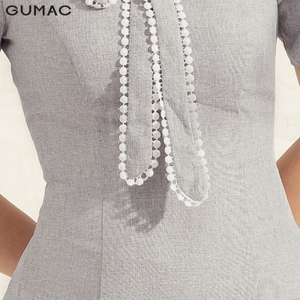 Đầm phối nơ ngực DA1185 GUMAC | BigBuy360 - bigbuy360.vn