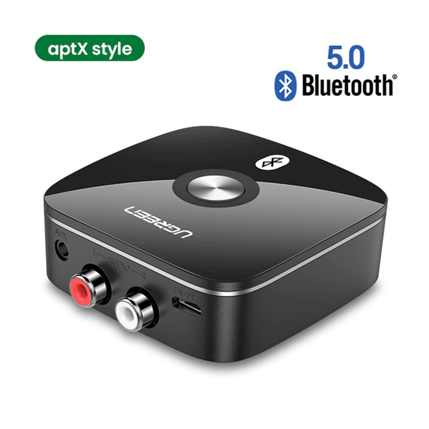 Bộ Nhận Âm Thanh Bluetooth 5.0 Aptx Cao Cấp, UGREEN CM123 Chính Hãng, hỗ trợ âm thanh HiFi