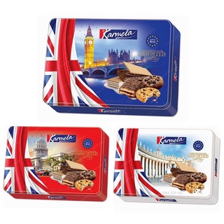 BÁNH QUY HỖN HỢP KARMELA HỘP THIẾC 420G
