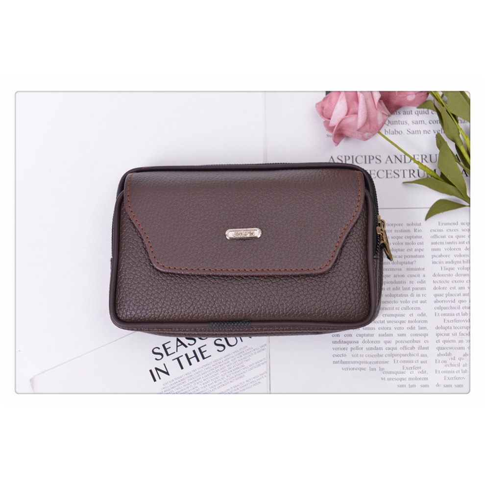 Túi Đeo Hông Đựng Điện Thoại Có Khóa Kéo Tiện Dụng