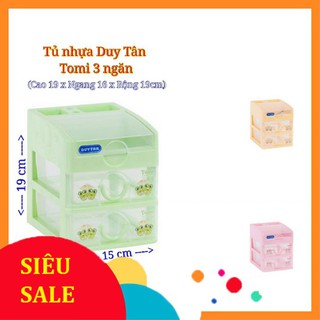 ♥ Tủ nhựa duy tân mini TOMI 3 ngăn ♥ Siêu tiện lợi !