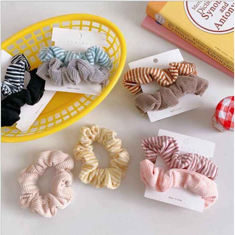 Set 2 dây buộc tóc phong cách Hàn Quốc tiểu thư cực sang chảnh CS4 - Sherry Store