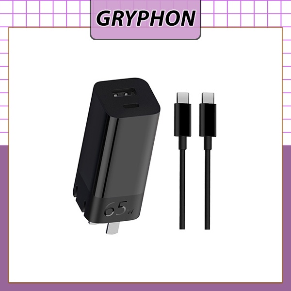 Củ sạc nhanh 65W Xiaomi ZMI HA729 GaN hai cổng 1A1C kèm dây USB-C, siêu tốc độ, củ chống vỡ , có độ bền cao