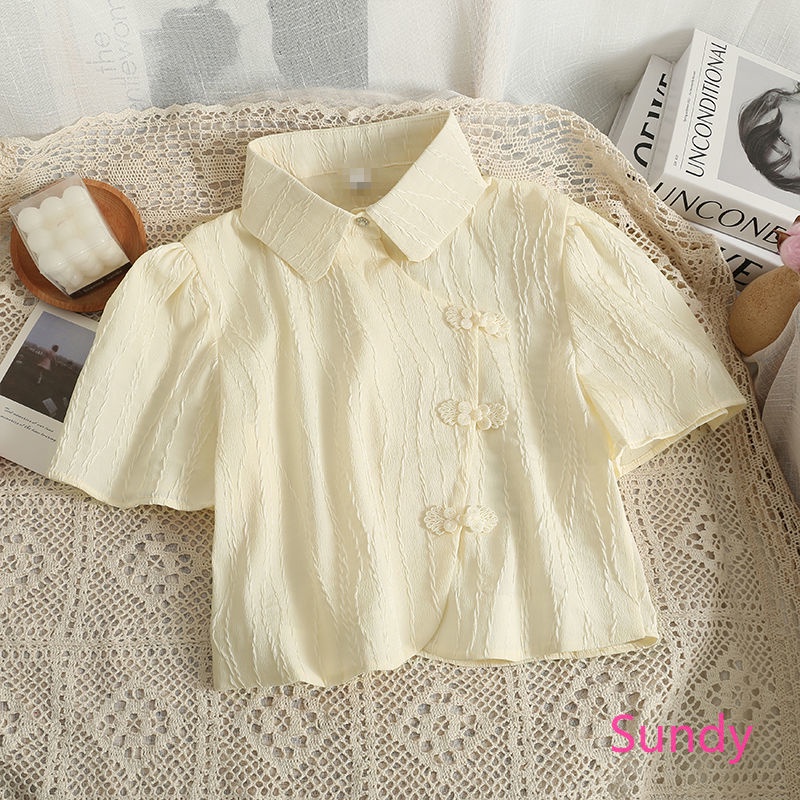 Áo Thun Tay Ngắn Họa Tiết Sọc Thời Trang Theo Phong Cách Vintage Cho Bé Gái