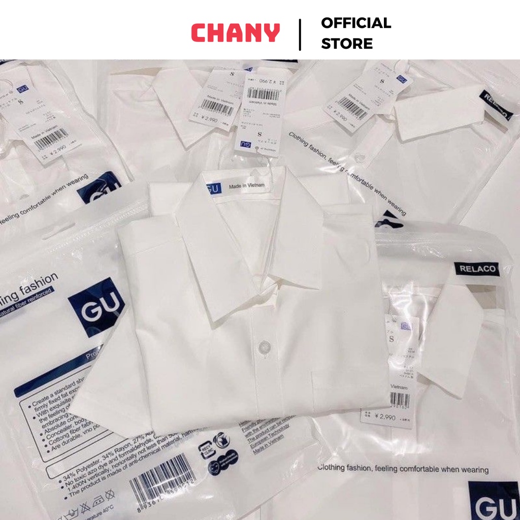 Áo Sơ Mi Ngắn Tay Kèm Túi Ngực Chany Store