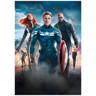 Poster Phim Marvel Dán Tường Trang Trí Phong Cách Retro