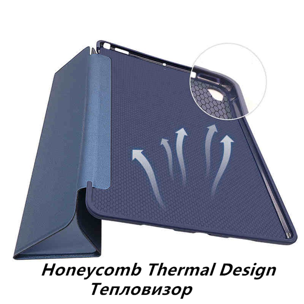 Bao da smart cover lưng dẻo nắp gập 2 tư thế, hỗ trợ tắt mở tự động cho iPad Air4 10.9 inch