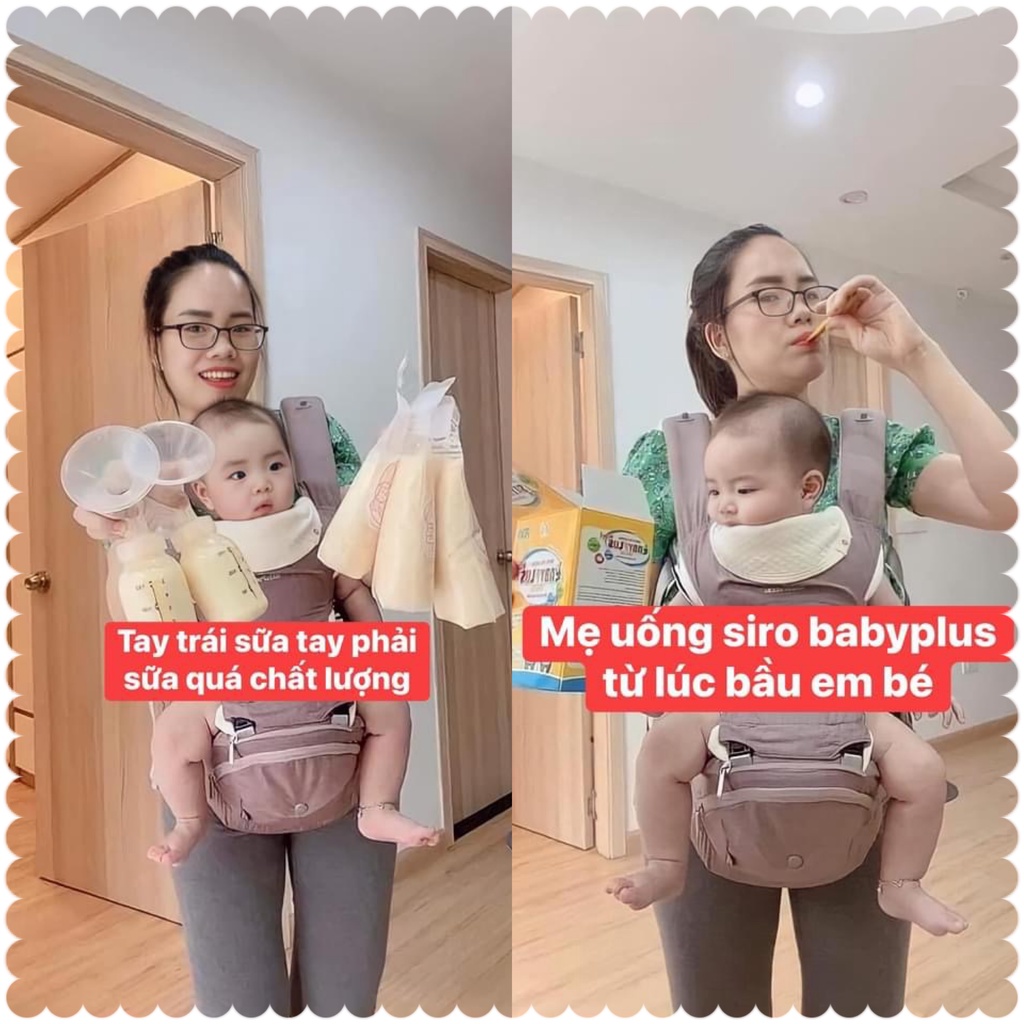 Siro Ăn Ngon Baby plus babyplus Giúp Bé Hết Biếng Ăn Hết Táo Bón Cải Thiện Hệ Tiêu Hoá Tăng Cân Tự Nhiên 1 Hộp 30 Gói