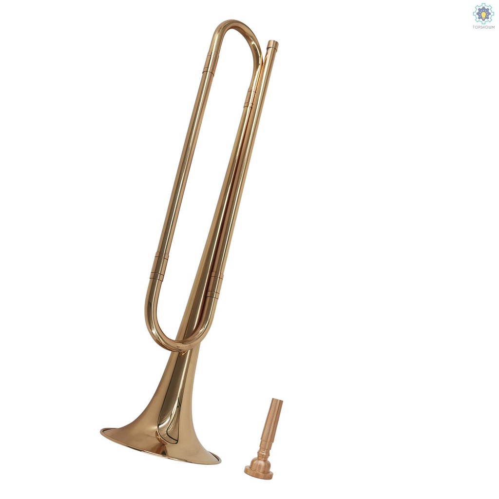 Kèn Trumpet Chất Liệu Đồng Thau Kèm Ống Thổi Dành Cho Người Mới Bắt Đầu