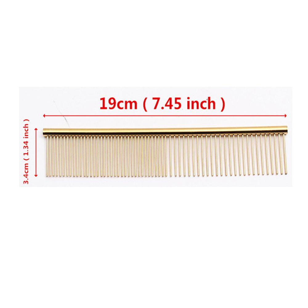 1 Lược Chải Lông Chất Liệu Kim Loại Dành Cho Thú Cưng