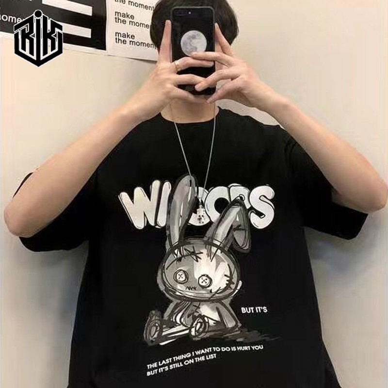 Áo thun form rộng tay lỡ unisex nam nữ oversize ATL159 | BigBuy360 - bigbuy360.vn