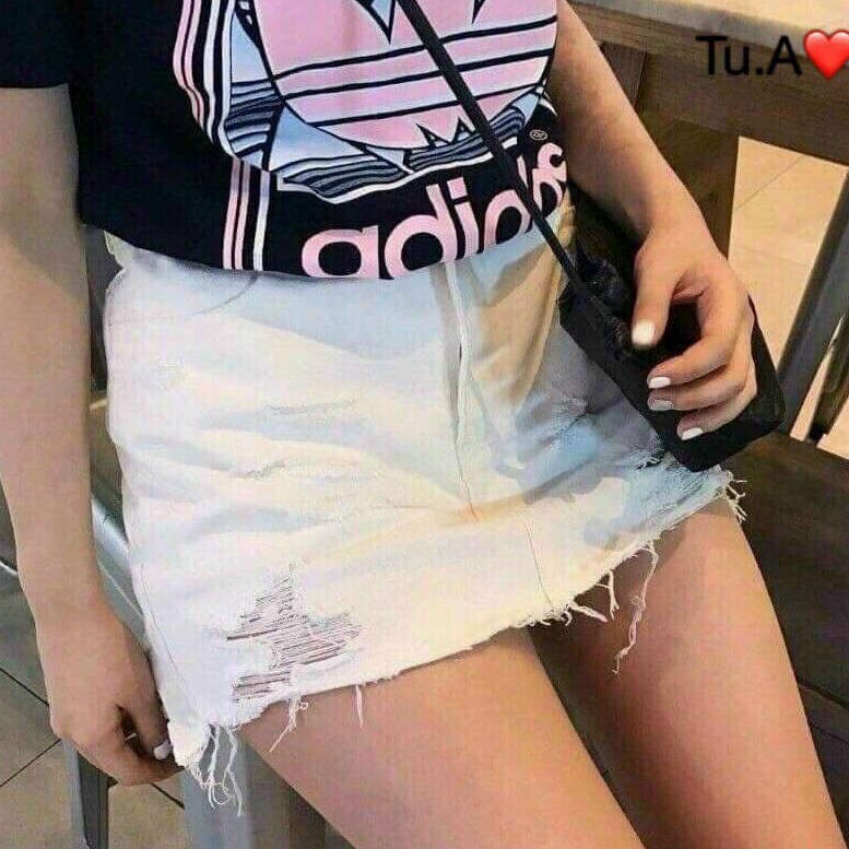 [ Mã FAMAYWA giảm 10K đơn 50K] Quần short bò giả váy shynstores cào rách siêu hot màu đen trắng | BigBuy360 - bigbuy360.vn