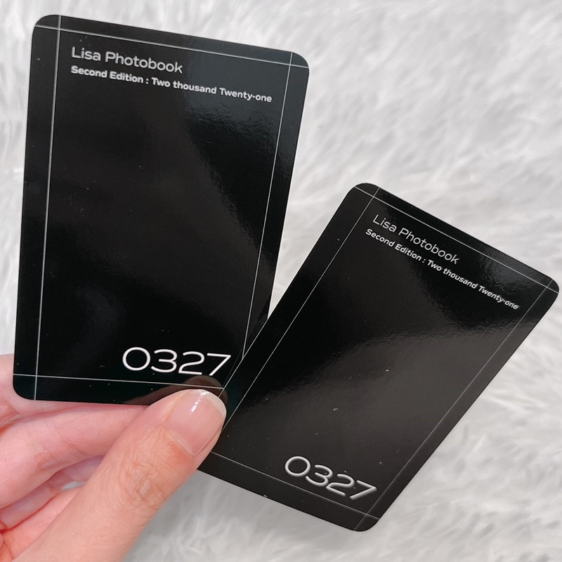 Ảnh photocard BLACKPINK card Lisa Rosé Jennie Jisoo chính hãng