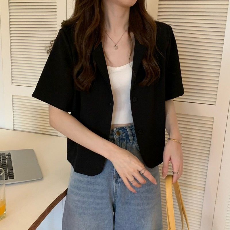 COZOK Áo Sơ Mi Tay Ngắn Form Rộng Kiểu Dáng Hợp Thời Trang