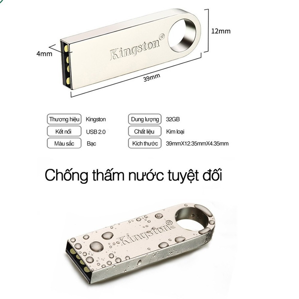 [FREESHIP 50K] USB kingstom 2.0 chính hãng, hàng zin- Bảo hành 2 năm | BigBuy360 - bigbuy360.vn