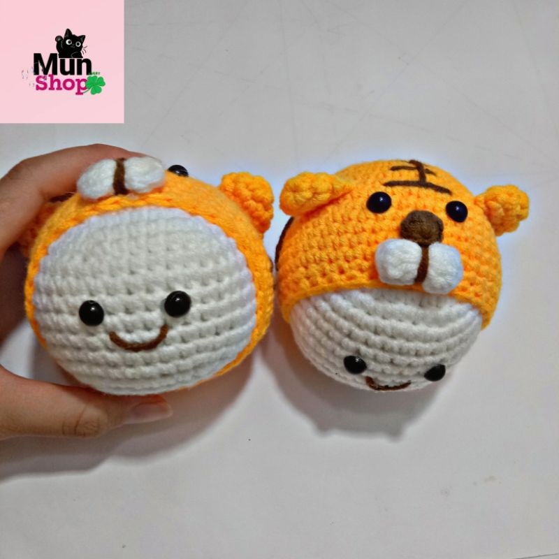 MÓC KHOÁ TRÒN LEN HANDMADE