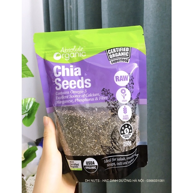 HẠT CHIA ÚC TÚI 250GRAM