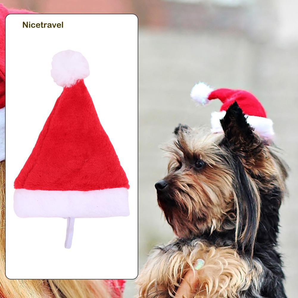 MŨ ĐỘI ĐẦU NOEL GIÁNG SINH CHO CHÓ MÈO NHỎ DƯỚI 8KG