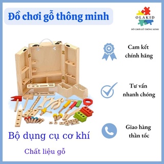 Bộ dụng cụ cơ khí đa năng bằng gỗ cao cấp