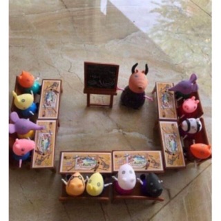 Đồ chơi lớp học heo peppa 13 con