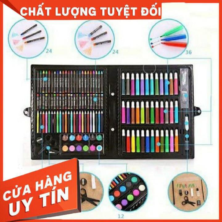 [XẢ KHO+FREE SHIP] Bộ bút màu 150 món 86 54 64 chi tiết cho bé