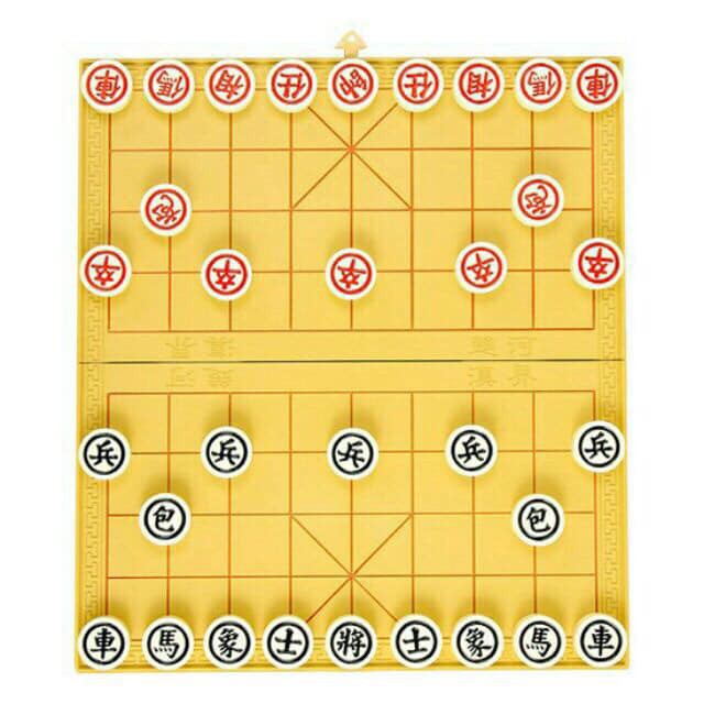 Bàn Cờ Tướng Cao Cấp Liên Hiệp Thành 34cm x 30cm . Quân Cờ 2cm . Ảnh Thật
